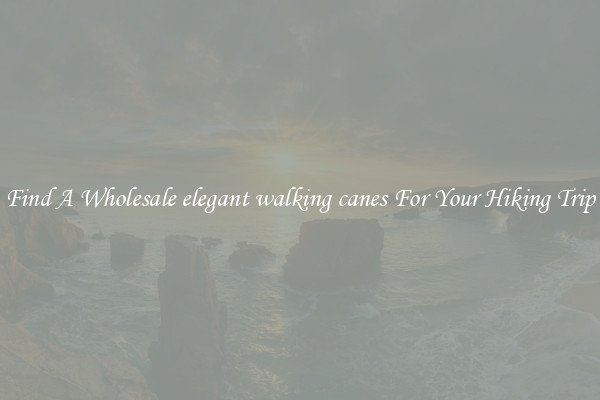 Find A Wholesale elegant walking canes For Your Hiking Trip