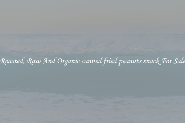 Roasted, Raw And Organic canned fried peanuts snack For Sale