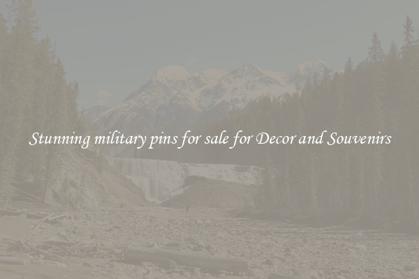 Stunning military pins for sale for Decor and Souvenirs