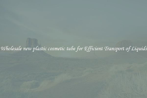 Wholesale new plastic cosmetic tube for Efficient Transport of Liquids
