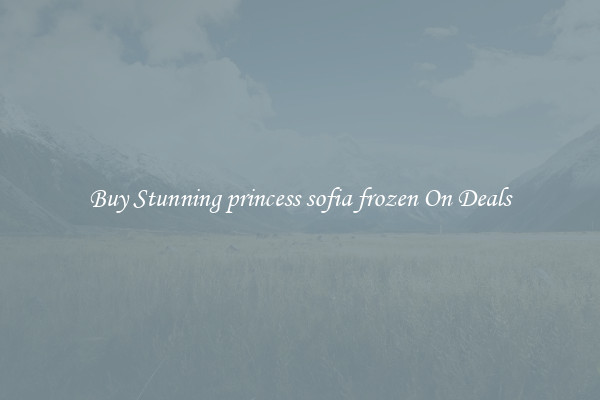 Buy Stunning princess sofia frozen On Deals