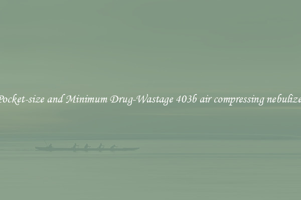 Pocket-size and Minimum Drug-Wastage 403b air compressing nebulizer