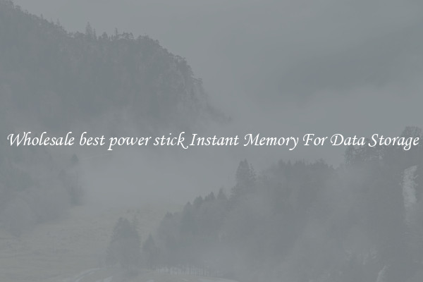 Wholesale best power stick Instant Memory For Data Storage