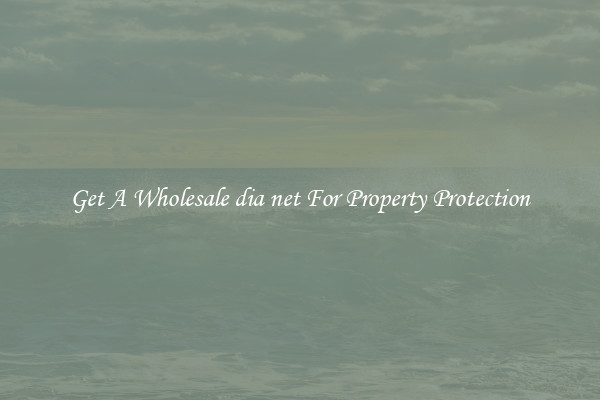 Get A Wholesale dia net For Property Protection