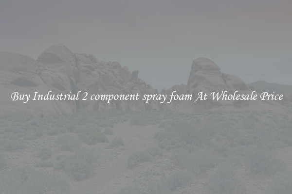 Buy Industrial 2 component spray foam At Wholesale Price